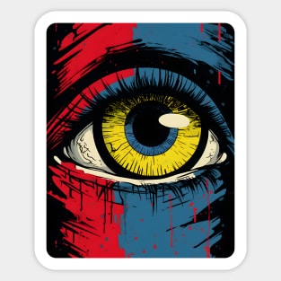 Surrealistic Eye #2 - Comic Book Art Sticker